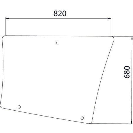 Vitre latérale UNIVERSEL 7700054133N