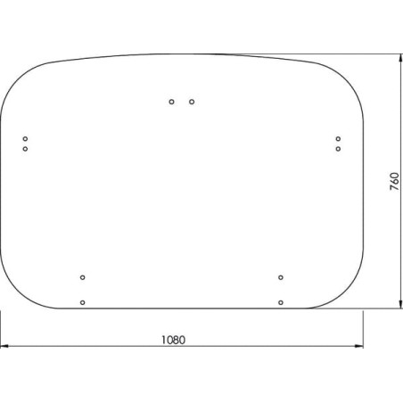 Vitre de cabine avant UNIVERSEL 7700075945N