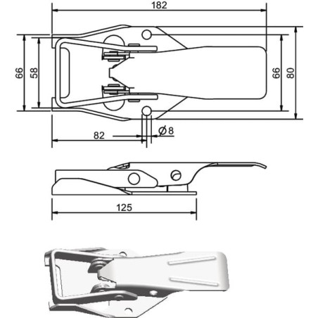 Charnière UNIVERSEL 770051KR