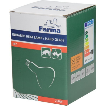 Lampe chauffante à infrarouge 150W FARMA 802003FA