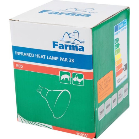 Lampe chauffante à infrarouge 100W FARMA 802007FA