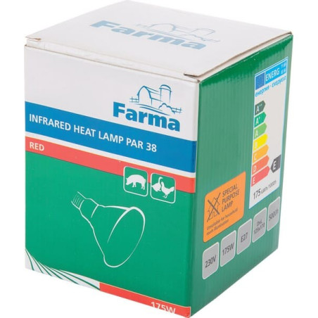 Lampe chauffante à infrarouge 175W FARMA 802008FA