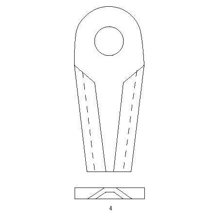 Couteau de faucheuse JF 8113800013