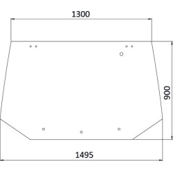 Vitre arrière UNIVERSEL 81865244KR