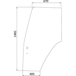 Vitre de portière UNIVERSEL 82000396KR