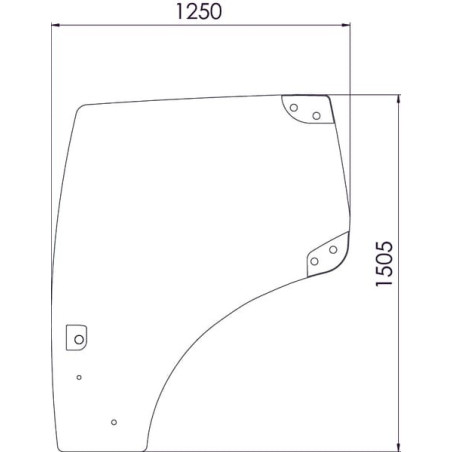 Vitre de porte UNIVERSEL 82027357N