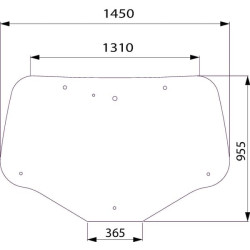Vitre arrière UNIVERSEL 82030887KR
