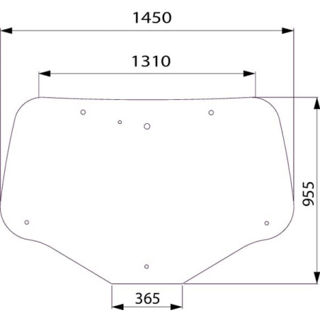 Vitre arrière UNIVERSEL 82030887KR
