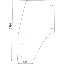 Vitre de portière UNIVERSEL 82036000KR