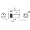 Boulon de roue UNIVERSEL 831420M1N
