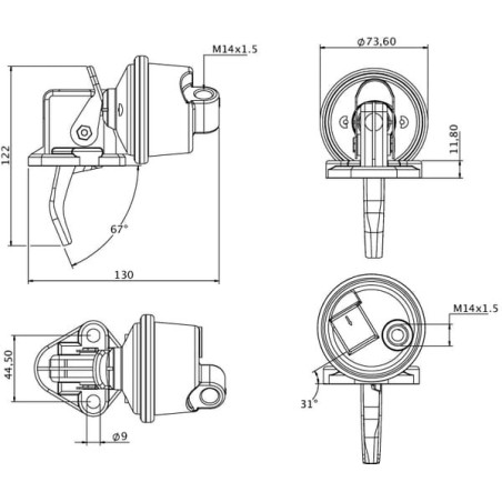 Pompe à carburant UNIVERSEL 83928144KR