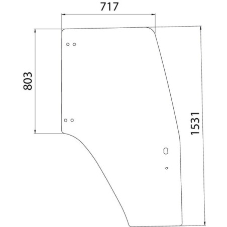 Vitre de porte UNIVERSEL 87302769N