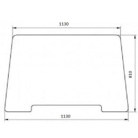 Vitre avant UNIVERSEL 87304257N