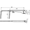 Bras de rétroviseur HELLA 8HG501257032