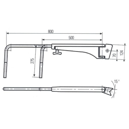 Bras de rétroviseur HELLA 8HG501257042