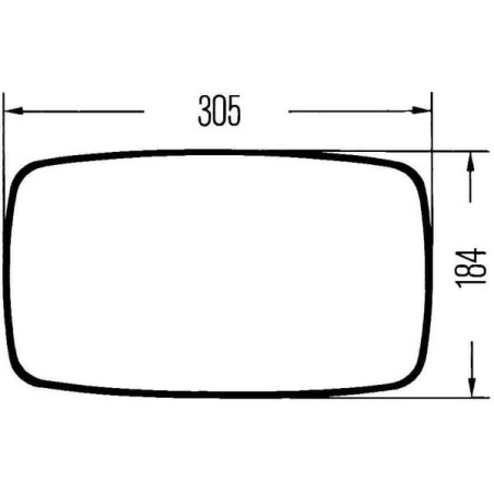 Rétroviseur HELLA 8SB003614001