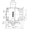 Soupape de remorque WABCO 9710021507