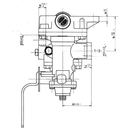 Soupape WABCO 9710025707