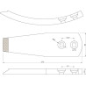 Pointe de cultvateur UNIVERSEL 9762500270CKR