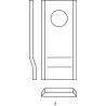 Couteau de faucheuse UNIVERSEL 98PKR