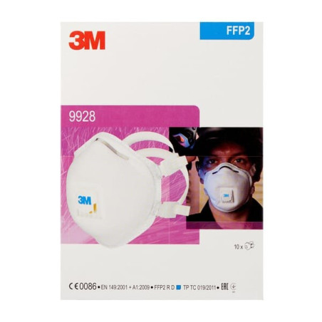 Masque anti-poussière 3M 9928P10