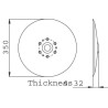 Disque de semoir KVERNELAND - ACCORD AC497955