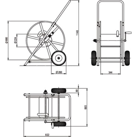 Chariot ALBA-KRAPF AKS11530