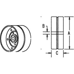 Poulie VAPORMATIC AV101158