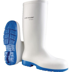 Botte en caoutchouc blanche taille 42 DUNLOP B180331042