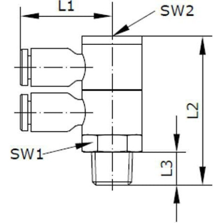 Raccord UNIVERSEL BC2S1014P