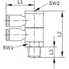 Raccord UNIVERSEL BC2S1212P