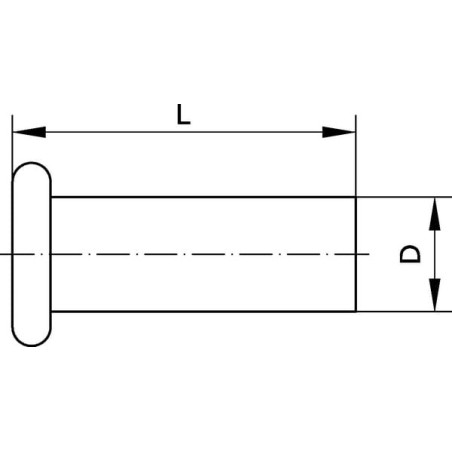 Fiche d'obturation 8mm UNIVERSEL BP8B