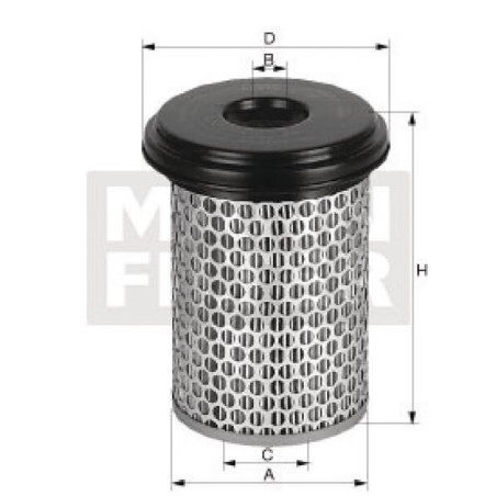 Filtre à air MANN-FILTER C15165