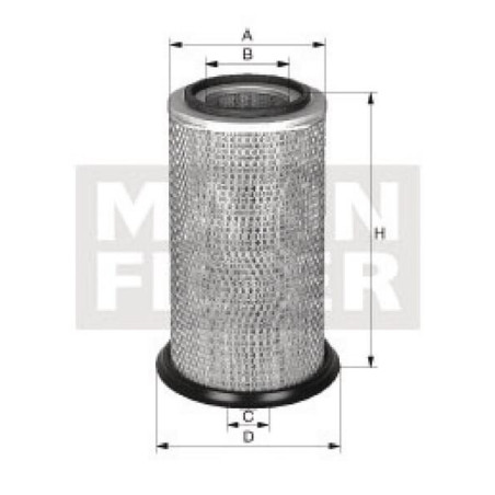 Filtre à air MANN-FILTER C28750