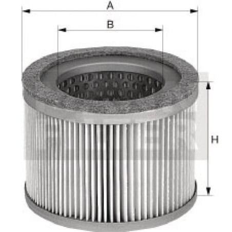 Filtre à air MANN-FILTER C752