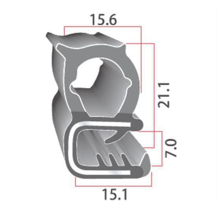 Caoutchouc UNIVERSEL CA501250