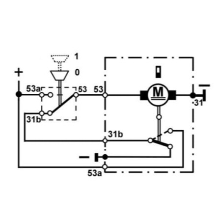 Moteur d'essuie-glace UNIVERSEL CA503121013