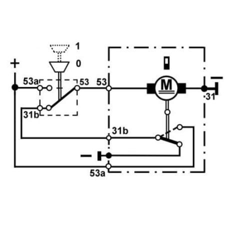 Moteur d'essuie-glace UNIVERSEL CA503121015