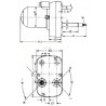 Moteur d'essuie-glace UNIVERSEL CA503121016