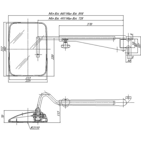 Rétroviseur SMAT NORD CA6399001