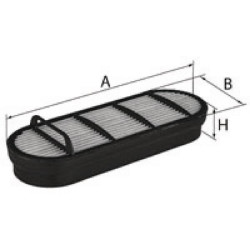 Filtre à air MANN-FILTER CF3240