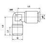 Raccord UNIVERSEL CLWS6MK101