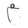 Dent de cultivateur ALPINA CP255202
