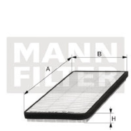 Filtre à air MANN-FILTER CU3858