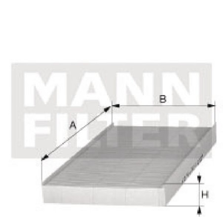 Filtre à air MANN-FILTER CU4442