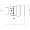 Coupleur FASTER CVV0812GASFV