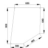 Vitre de porte UNIVERSEL D520484