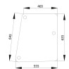 Vitre latérale UNIVERSEL D520512B