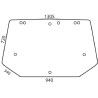 Lunette arrière UNIVERSEL D6722A