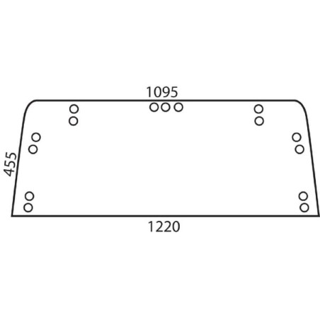 Lunette arrière UNIVERSEL D6794